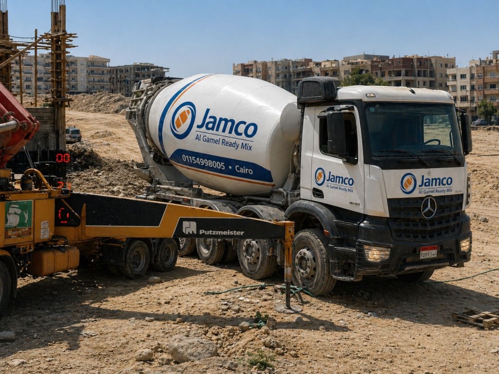 JAMCO concrete truck mixer for ready-mix concrete delivery
